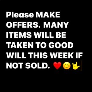 Must sell! PLease make offers